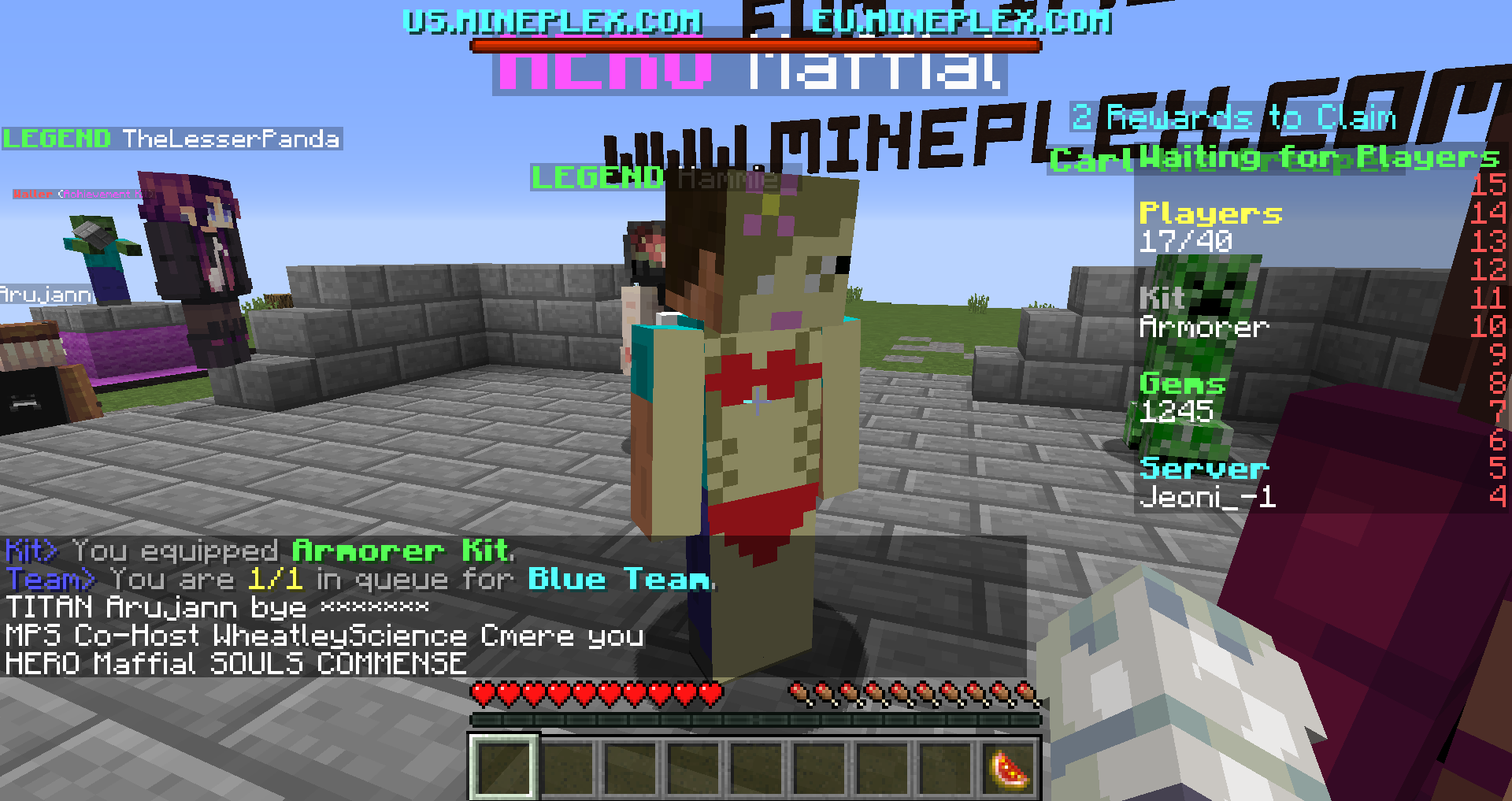 Thanks for attending the meetup! Minecraft Skin